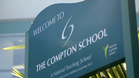 Compton School sign