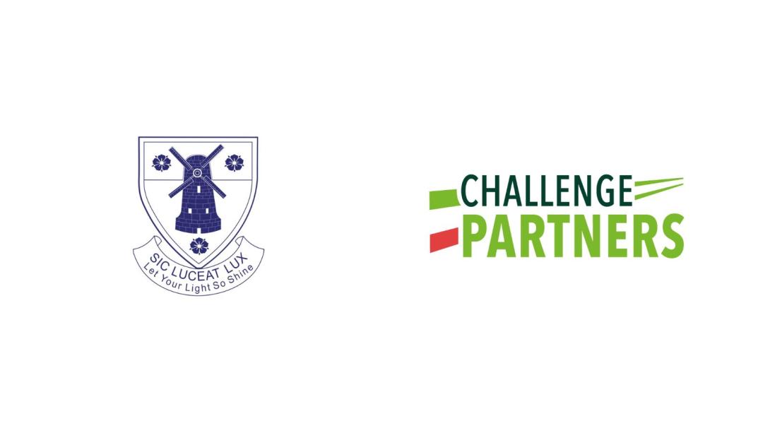 Tolworth Girls' School & Sixth Form and Challenge Partners logos banner